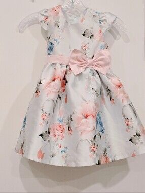 Sz 5 Rare Editions Girls Floral Dress